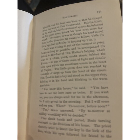 F. Marion Crawford  TAQUISARA  1896 Volume I Macmillan, NY B173 - Picture 11 of 16